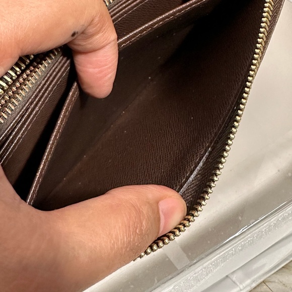 Louis Vuitton Zippy zip long Damier Ebene Brown Interior Wallet Box and duster - Picture 11 of 16